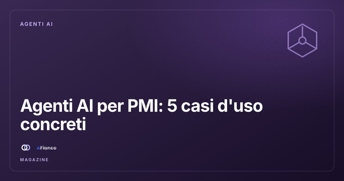 Agents IA pour PME : 5 cas d'usage concrets