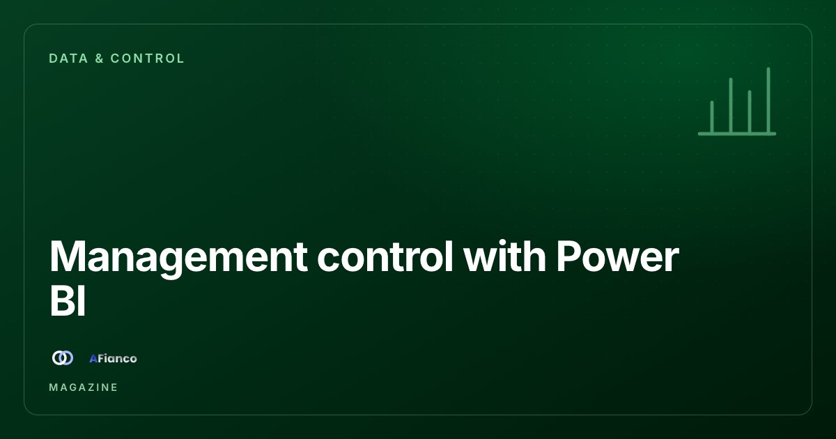 Management control with Power BI