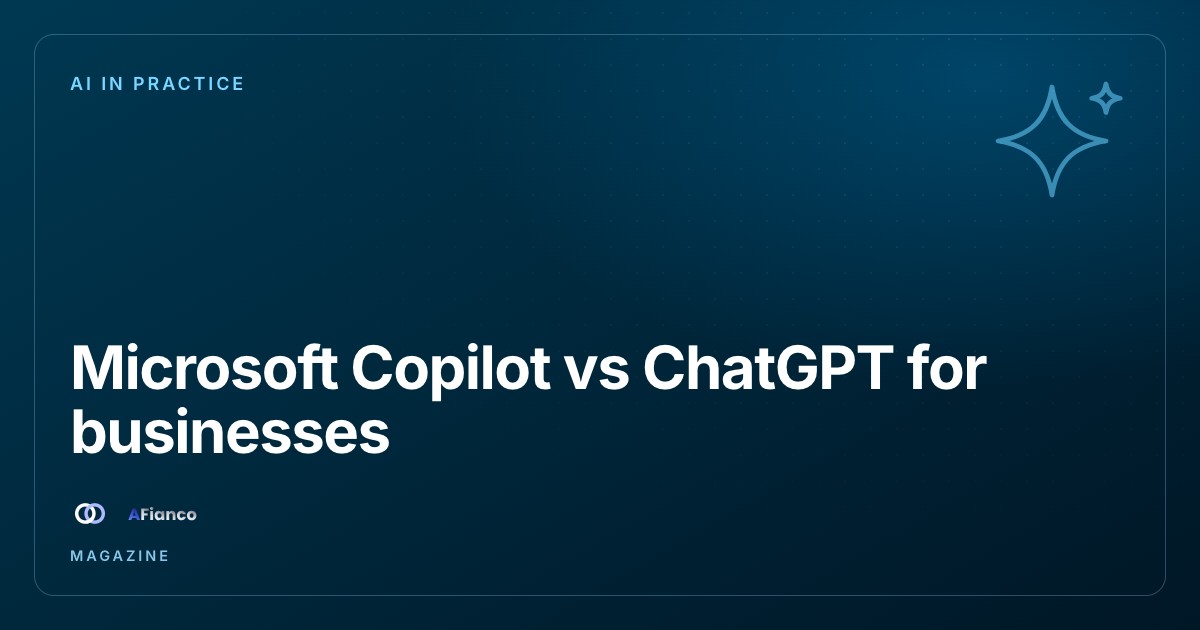 Microsoft Copilot vs ChatGPT for businesses