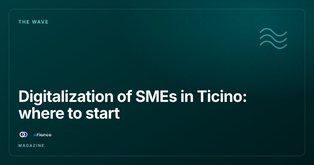Digitalization of SMEs in Ticino: where to start