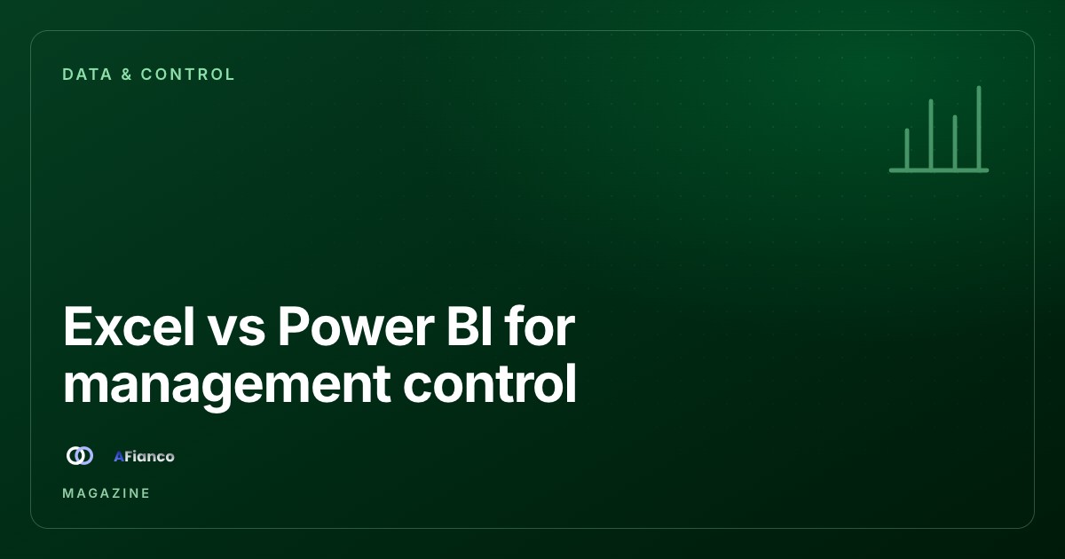 Excel vs Power BI for management control