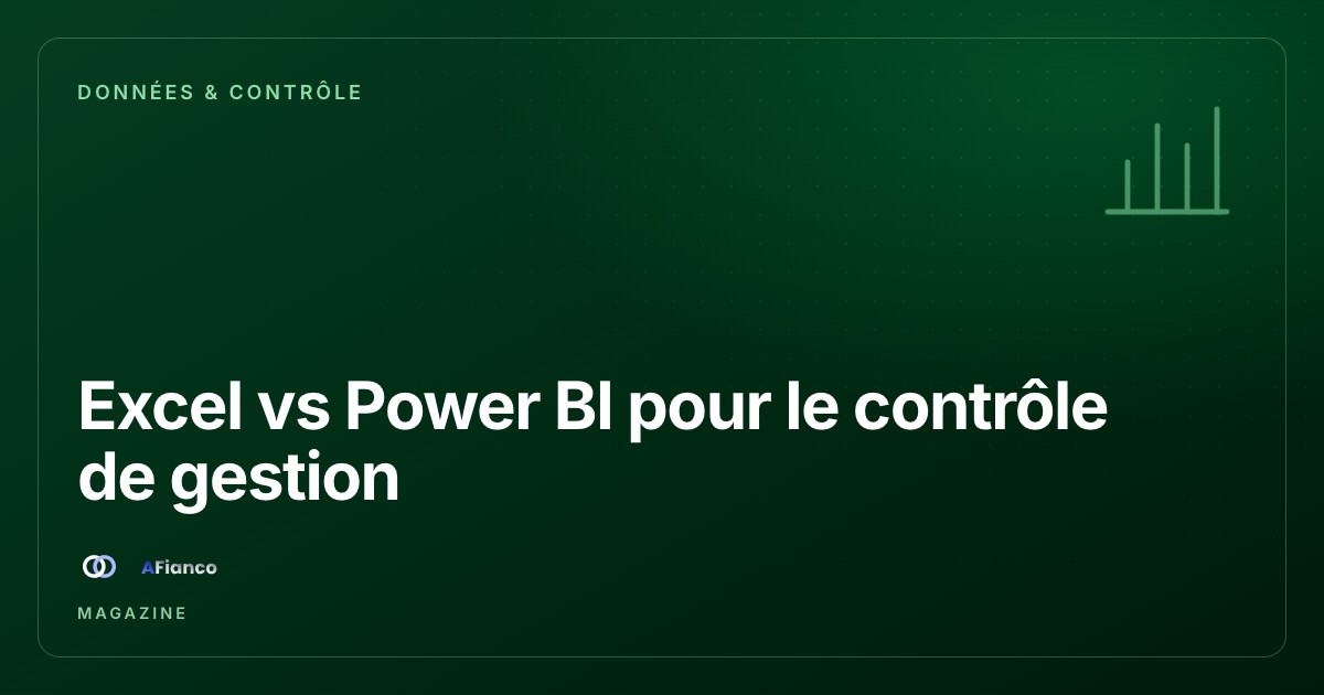 Excel vs Power BI pour le contrôle de gestion