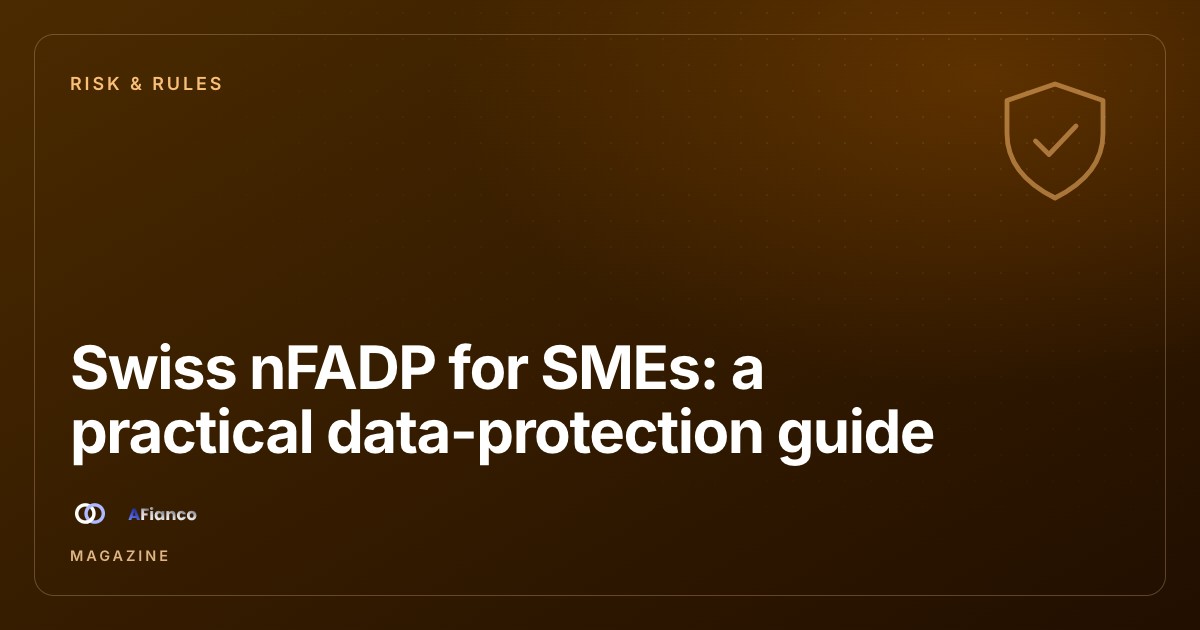nFADP for SMEs: the practical guide to data protection