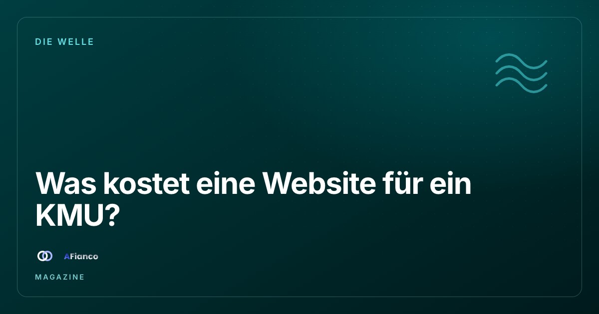 Was kostet eine Website für ein Schweizer KMU? Echte Preisspannen