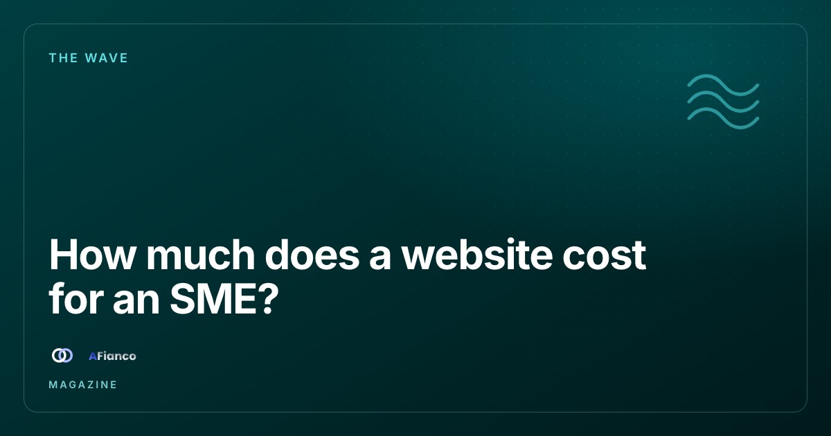 How much does a website cost for an SME?